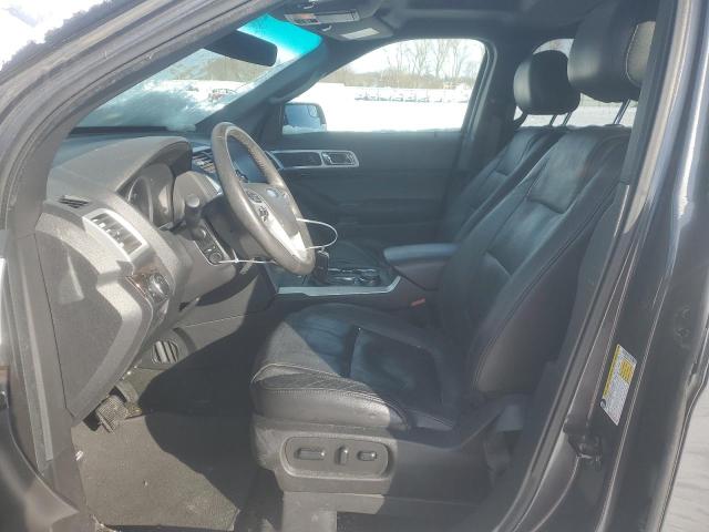 1FM5K8F86FGB72203 - 2015 FORD EXPLORER LIMITED GRAY photo 7