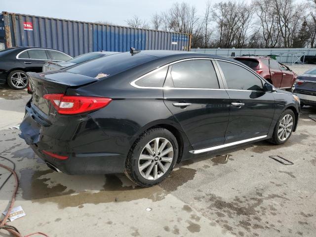 5NPE34AF3HH562867 - 2017 HYUNDAI SONATA SPORT BLACK photo 3