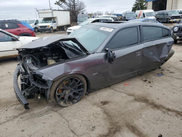 2C3CDXCT4KH652784 - 2019 DODGE CHARGER R/T GRAY photo 1