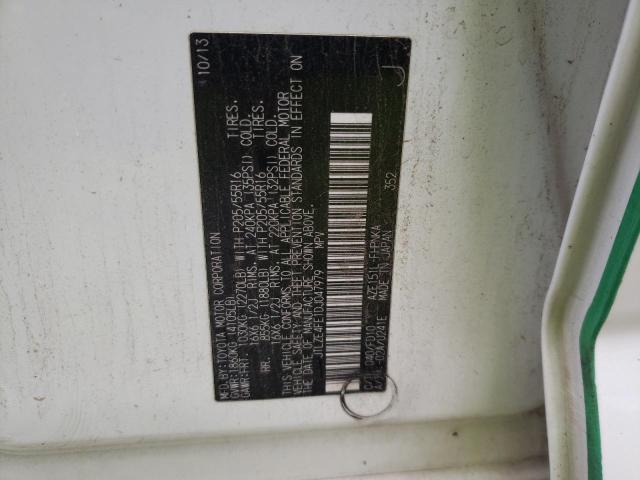 JTLZE4FE1DJ047979 - 2013 TOYOTA SCION XB WHITE photo 13