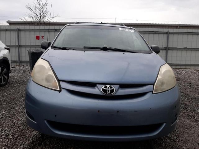 5TDZK23C77S020756 - 2007 TOYOTA SIENNA CE BLUE photo 5