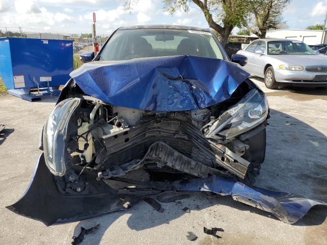 3N1AB7AP3GY219041 - 2016 NISSAN SENTRA S BLUE photo 5