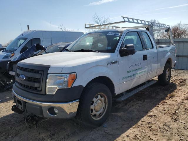 1FTFX1EF2EKF67427 - 2014 FORD F-150 SUPER CAB WHITE photo 1