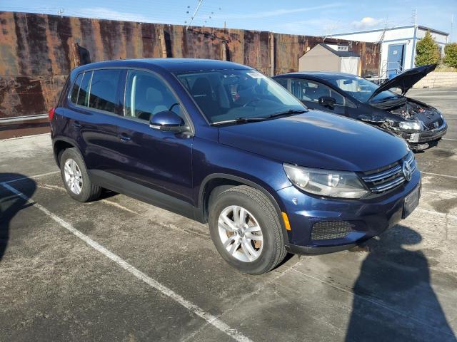 WVGAV3AX9DW592080 - 2013 VOLKSWAGEN TIGUAN S BLUE photo 4