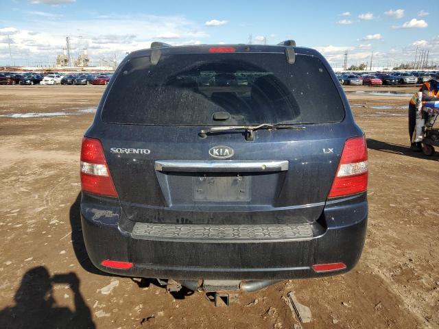 KNDJC735X85800007 - 2008 KIA SORENTO EX BLUE photo 6