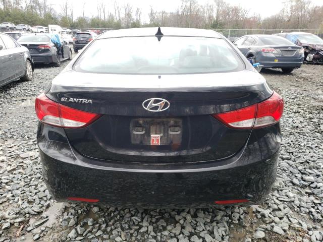 KMHDH4AE3DU753687 - 2013 HYUNDAI ELANTRA GLS BLACK photo 6