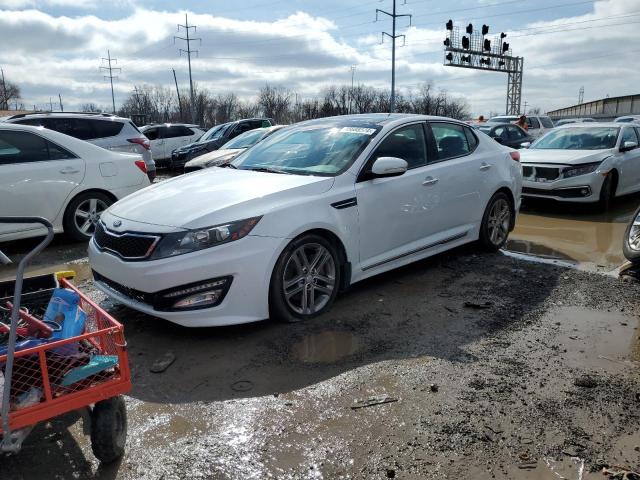 5XXGR4A61DG098412 - 2013 KIA OPTIMA SX WHITE photo 1