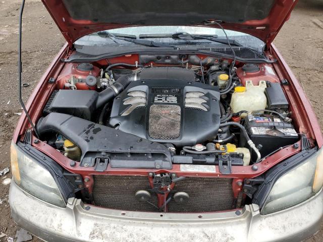 4S3BH806837644166 - 2003 SUBARU LEGACY OUTBACK H6 3.0 LL BEAN RED photo 11