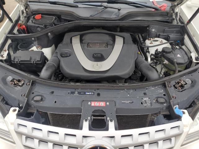 4JGBB8GB1BA708887 - 2011 MERCEDES-BENZ ML 350 4MATIC WHITE photo 11