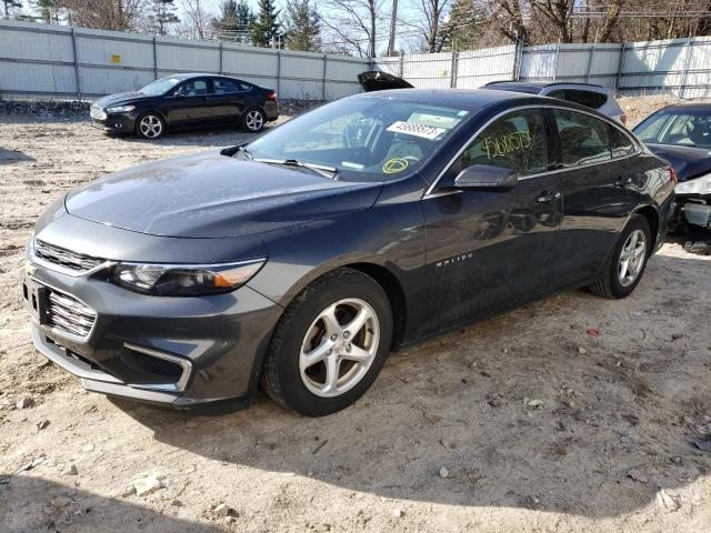 1G1ZB5ST7HF114259 - 2017 CHEVROLET MALIBU LS GRAY photo 1