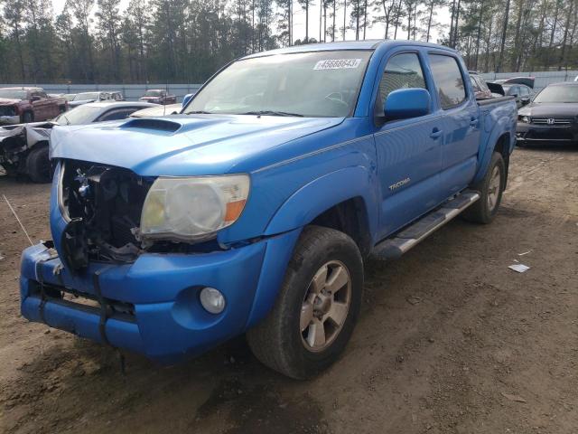 3TMJU62N47M047138 - 2007 TOYOTA TACOMA DOUBLE CAB PRERUNNER BLUE photo 1