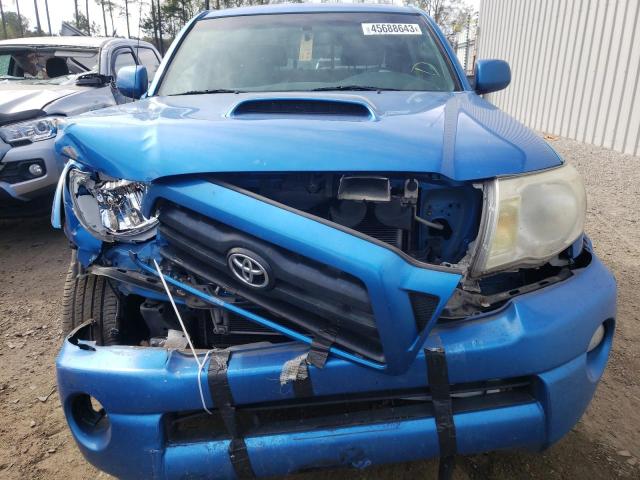 3TMJU62N47M047138 - 2007 TOYOTA TACOMA DOUBLE CAB PRERUNNER BLUE photo 5