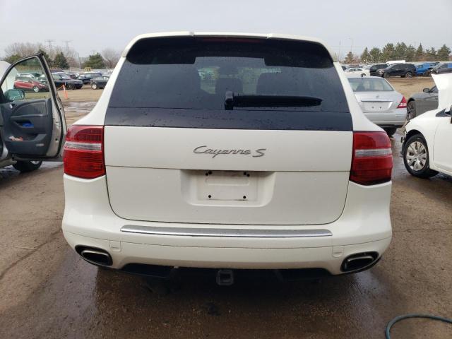 WP1AB29P08LA53638 - 2008 PORSCHE CAYENNE S WHITE photo 6