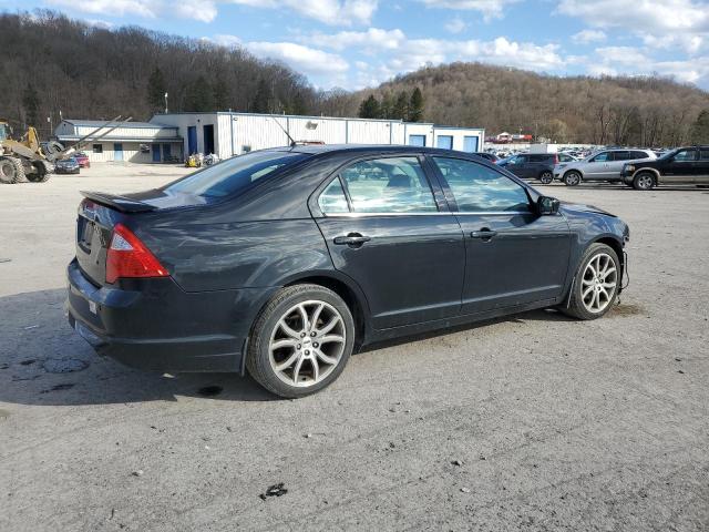 3FAHP0JA9CR204778 - 2012 FORD FUSION SEL BLACK photo 3