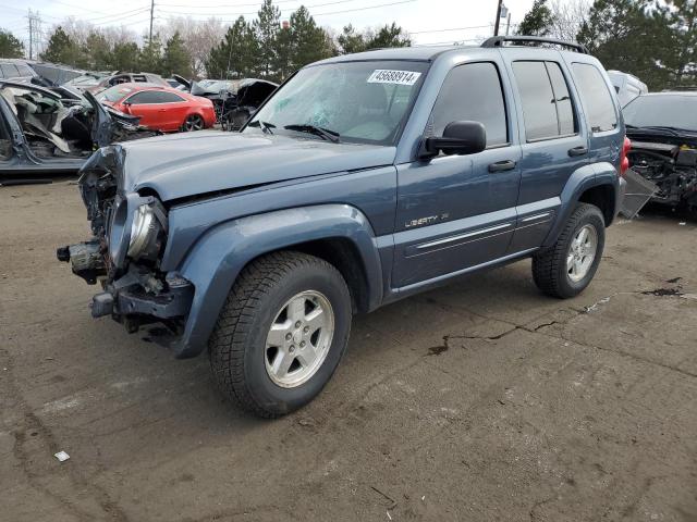 1J4GL58K72W353192 - 2002 JEEP LIBERTY LIMITED BLUE photo 1