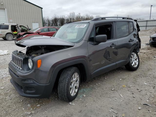 ZACCJBAB2JPJ49704 - 2018 JEEP RENEGADE SPORT BLACK photo 1