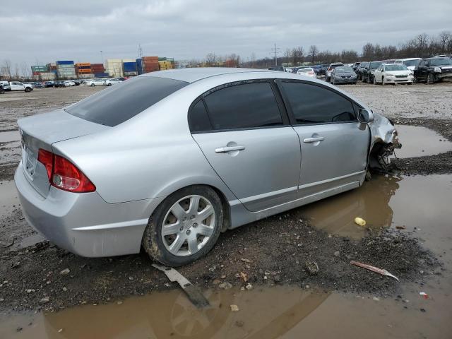 1HGFA16578L110006 - 2008 HONDA CIVIC LX SILVER photo 3