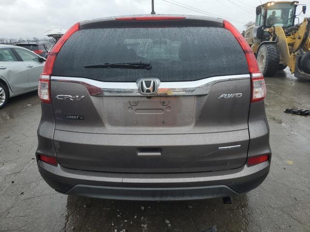 5J6RM4H49GL076362 - 2016 HONDA CR-V SE BROWN photo 6