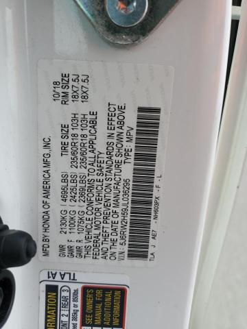 5J6RW2H59JL036295 - 2018 HONDA CR-V EX WHITE photo 14