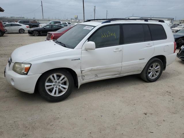 JTEEW21A470036254 - 2007 TOYOTA HIGHLANDER HYBRID WHITE photo 1