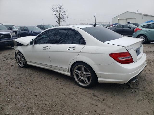 WDDGF8ABXER309267 - 2014 MERCEDES-BENZ C 300 4MATIC WHITE photo 2