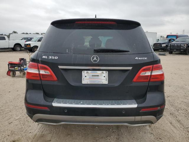 4JGDA5HB4DA210078 - 2013 MERCEDES-BENZ ML 350 4MATIC BLACK photo 6