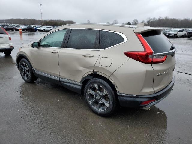 5J6RW2H90JL014804 - 2018 HONDA CR-V TOURING BEIGE photo 2