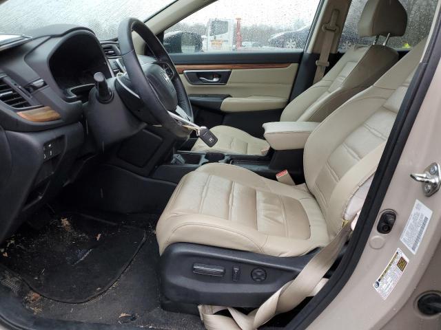 5J6RW2H90JL014804 - 2018 HONDA CR-V TOURING BEIGE photo 7