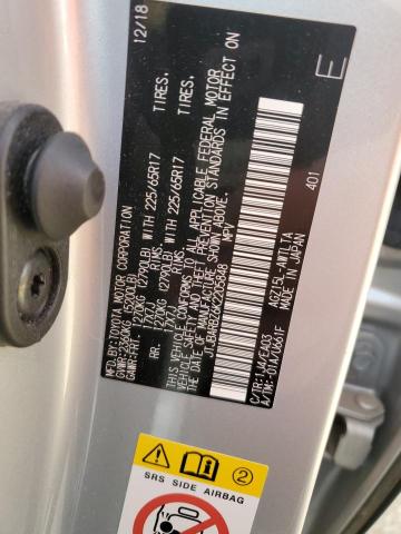 JTJBARBZ6K2205848 - 2019 LEXUS NX 300 BASE 银色 照片 12