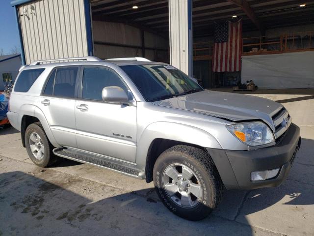 JTEBT17R840030536 - 2004 TOYOTA 4RUNNER LIMITED SILVER photo 4