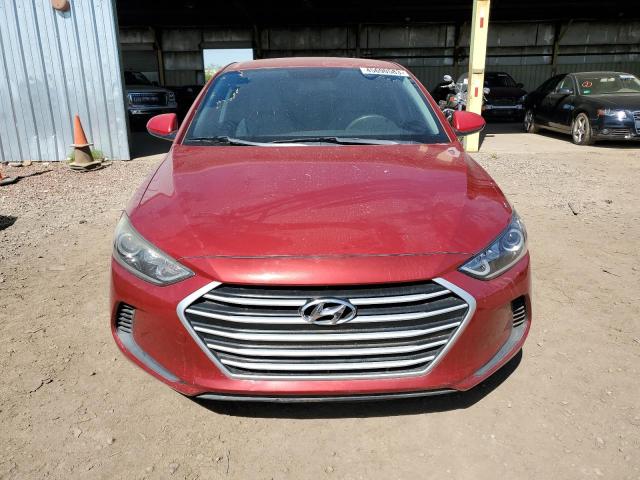 KMHD74LF7HU092728 - 2017 HYUNDAI ELANTRA SE RED photo 5