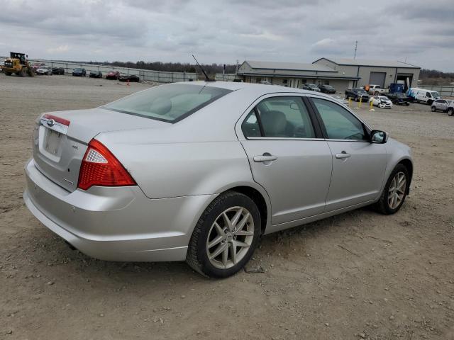 3FAHP0JG8CR149759 - 2012 FORD FUSION SEL SILVER photo 3