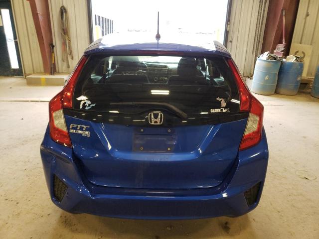 JHMGK5H53HS007707 - 2017 HONDA FIT LX BLUE photo 6