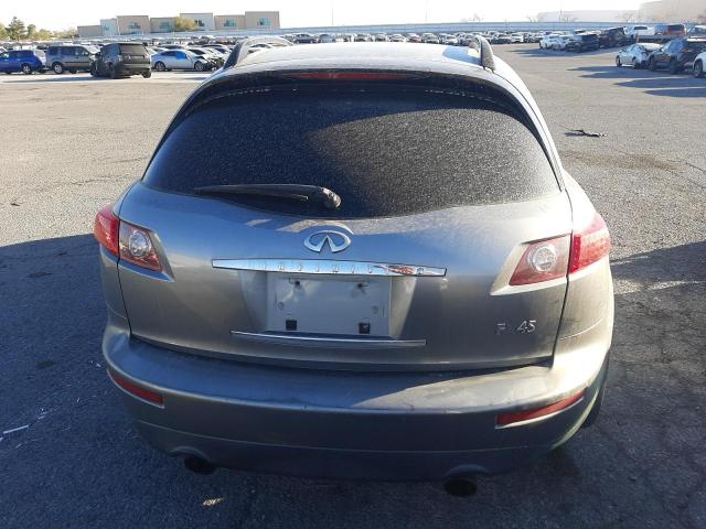 JNRBS08W03X403466 - 2003 INFINITI FX45 GRAY photo 6