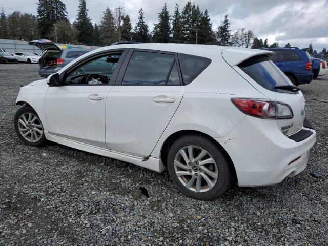 JM1BL1L70D1803700 - 2013 MAZDA 3 I WHITE photo 2