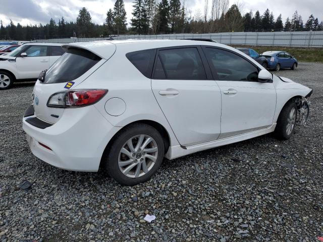 JM1BL1L70D1803700 - 2013 MAZDA 3 I WHITE photo 3