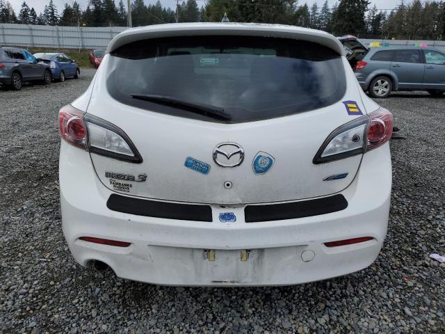 JM1BL1L70D1803700 - 2013 MAZDA 3 I WHITE photo 6