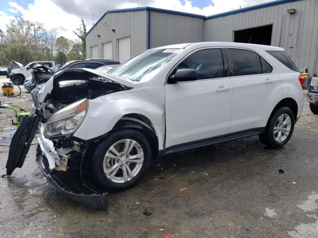 2GNALBEK7H1528160 - 2017 CHEVROLET EQUINOX LS WHITE photo 1