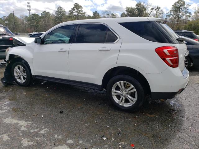 2GNALBEK7H1528160 - 2017 CHEVROLET EQUINOX LS WHITE photo 2