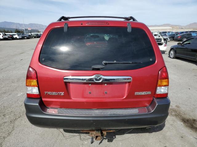 4F2CZ96194KM11284 - 2004 MAZDA TRIBUTE ES RED photo 6