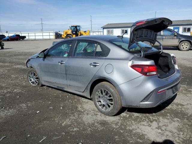 3KPA24AD0ME428672 - 2021 KIA RIO LX SILVER photo 2