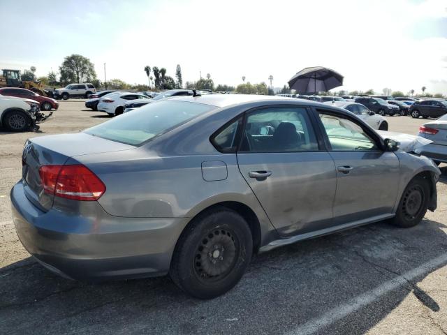 1VWAP7A37EC010237 - 2014 VOLKSWAGEN PASSAT S GRAY photo 3