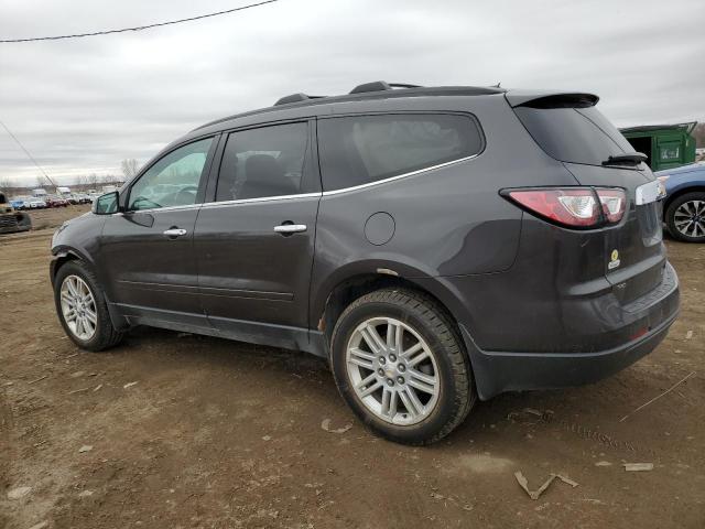 1GNKVGKD3FJ210363 - 2015 CHEVROLET TRAVERSE LT BLACK photo 2