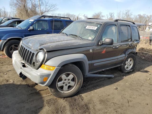 1J4GL48K26W132129 - 2006 JEEP LIBERTY SPORT BROWN photo 1