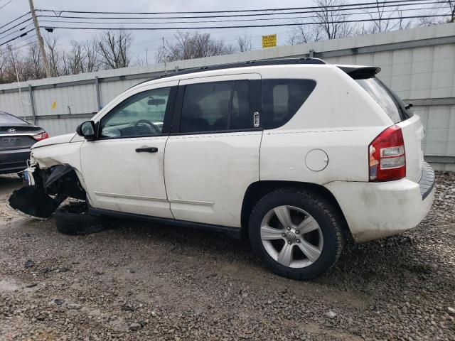 1J8FT47W88D717021 - 2008 JEEP COMPASS SPORT WHITE photo 2