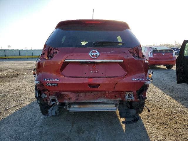 KNMAT2MV6GP612718 - 2016 NISSAN ROGUE S MAROON photo 6