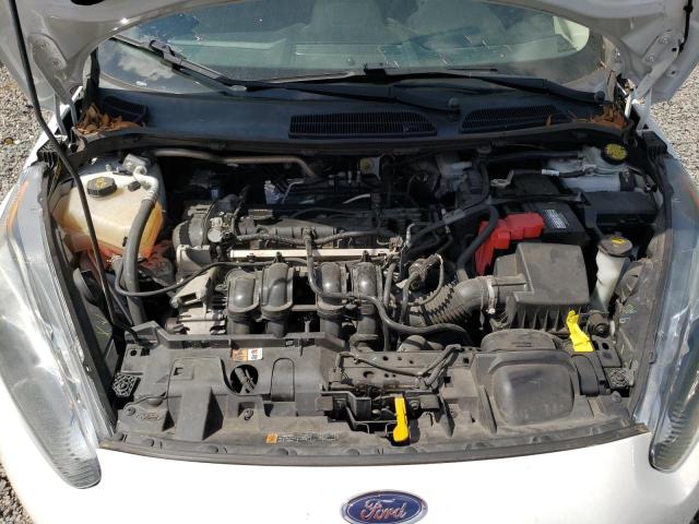 3FADP4BJ9KM106284 - 2019 FORD FIESTA SE WHITE photo 11