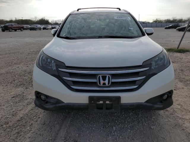 5J6RM4H53EL006443 - 2014 HONDA CR-V EX WHITE photo 5