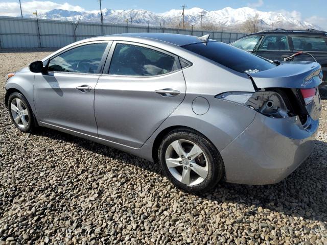 KMHDH4AE9DU672113 - 2013 HYUNDAI ELANTRA GLS SILVER photo 2