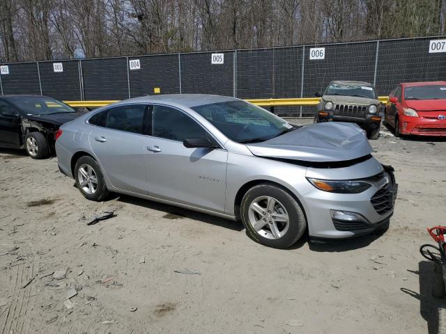 1G1ZC5ST7MF003136 - 2021 CHEVROLET MALIBU LS 银色 照片 4